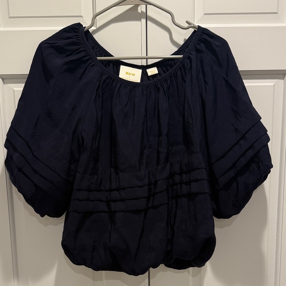 Maeve Navy Blouse